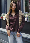 Crosby Blouse, Chocolate