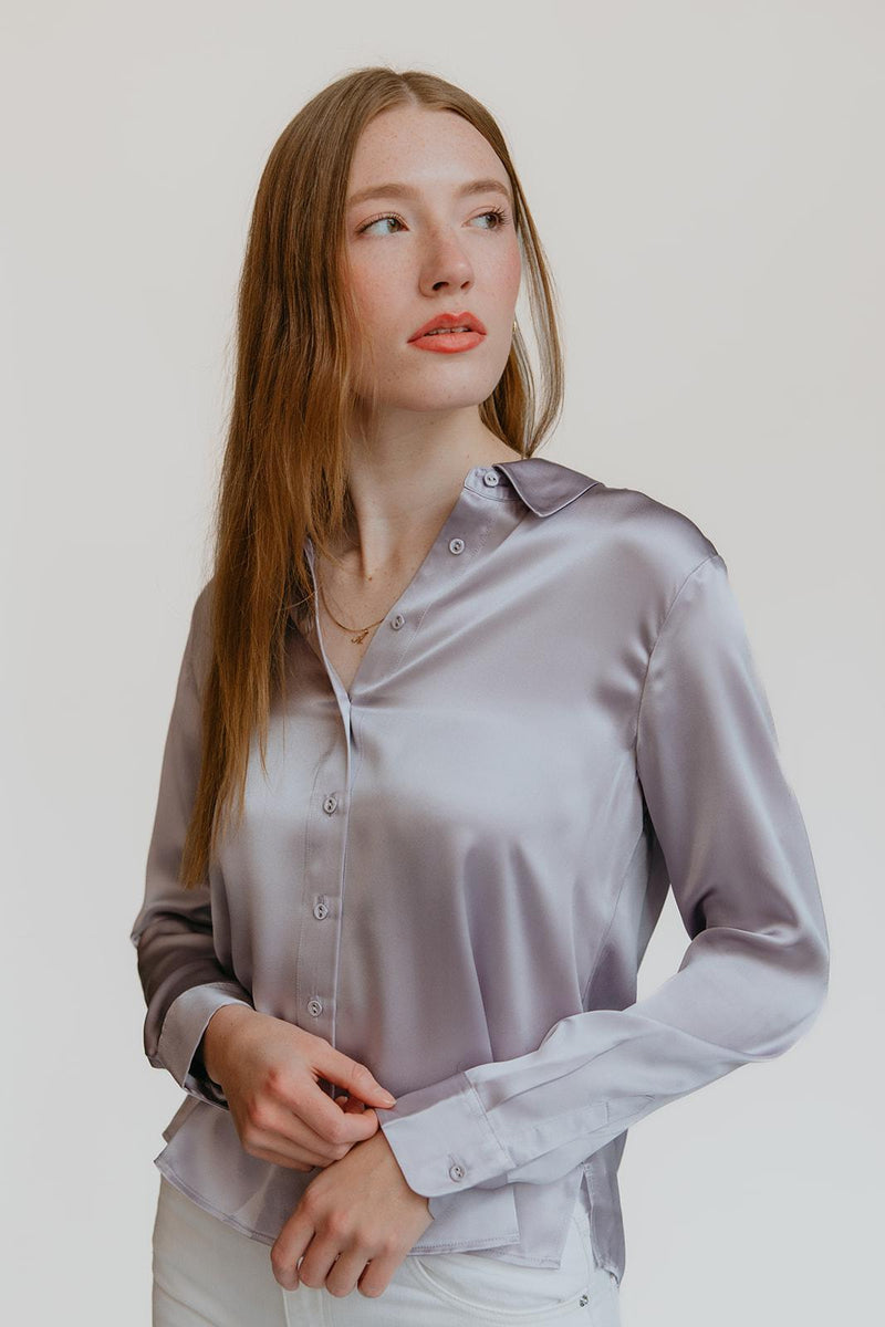 Crosby Blouse, Lilac