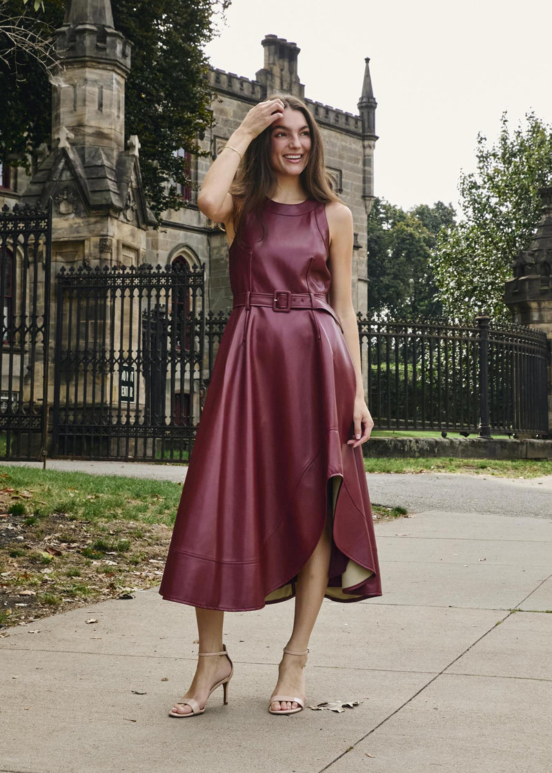 Vegan Leather Zelda Dress