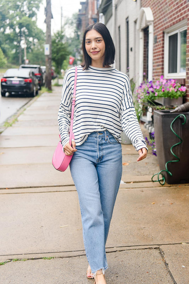 Stripe Lounge Top