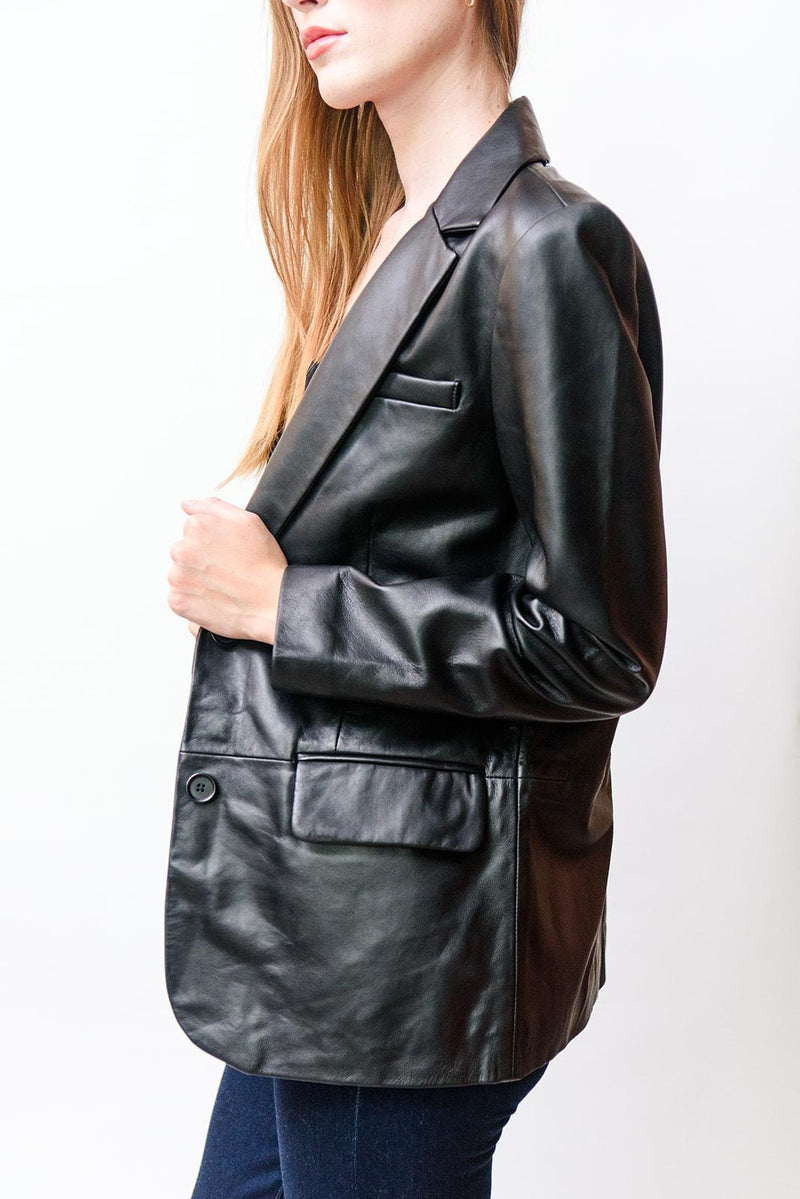 Keeley Leather Blazer