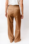 Tan Wide Leg Trouser