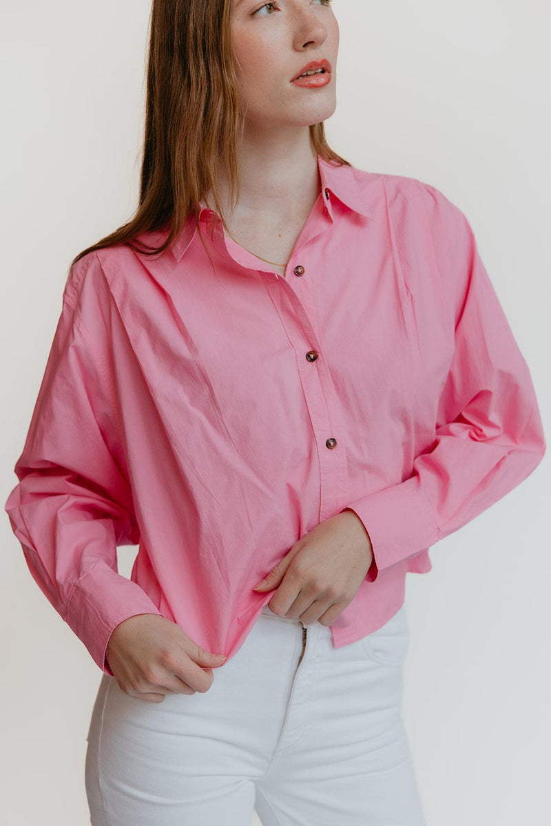 Oceane Pleated Shirt