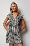 Simona Gingham Mini Dress
