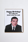 The Office Milestone Birthday Card