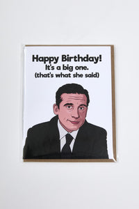 The Office Milestone Birthday Card