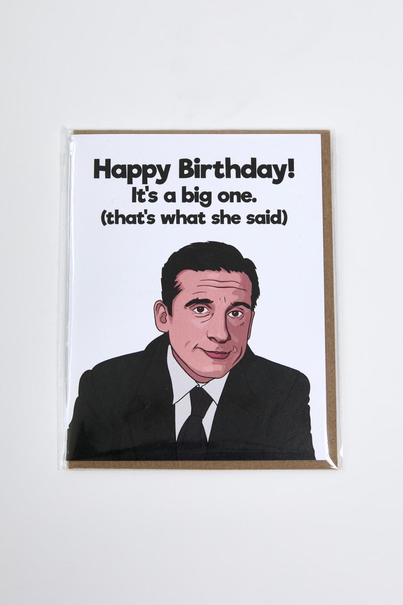 The Office Milestone Birthday Card