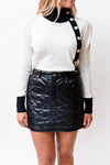 Macy Vegan Leather Skirt