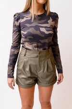 Josephine Camo Top