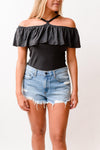 Morgan Ruffled Halter