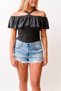 Morgan Ruffled Halter