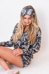 Paisley PJ Set + Eye Mask